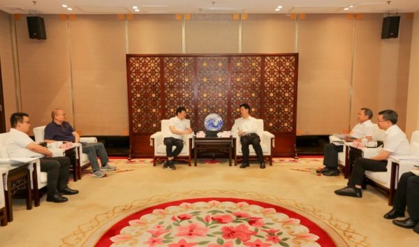 汇发网 陈少荣陈志清会见阿里云智能集团副总裁张敬