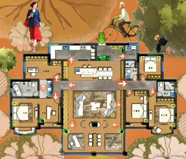 源顺网 有生命房子，228㎡把公式，打扮欲，分享欲，表达欲，写成样板间