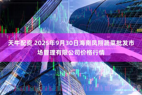 天牛配资 2025年9月30日海南凤翔蔬菜批发市场管理有限公司价格行情